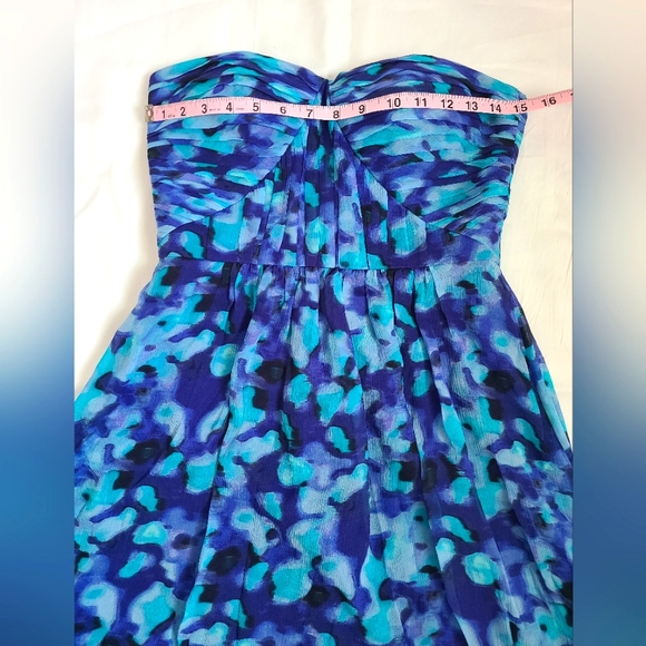 100% silk, BR strapless dress 👗, size 0 - Picture 6 of 10